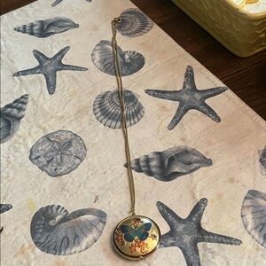 Colorful Pendant Necklace showing some wear look at pictures this is a reposh